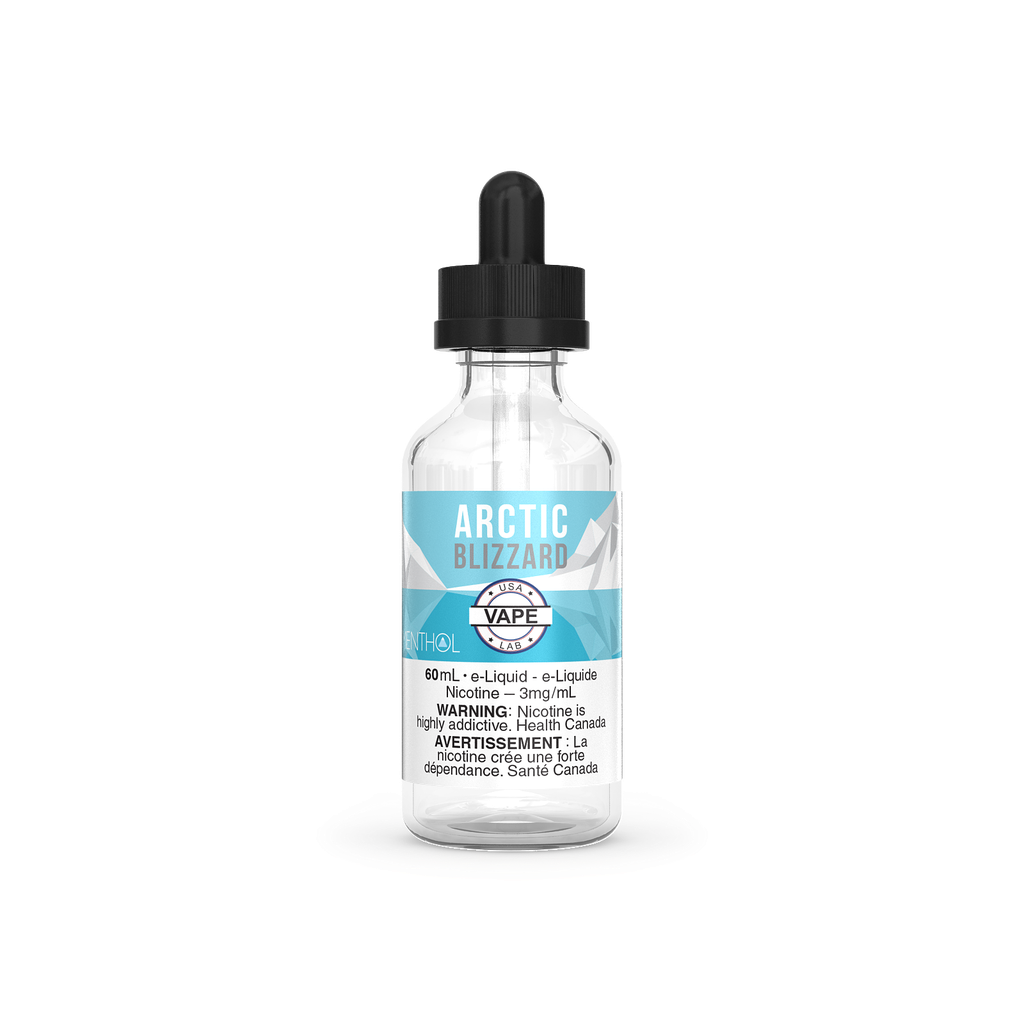 Arctic Blizzard by USA Vape Lab | 60ml, 6mg Nicotine | Icy Refreshing Flavour Experience