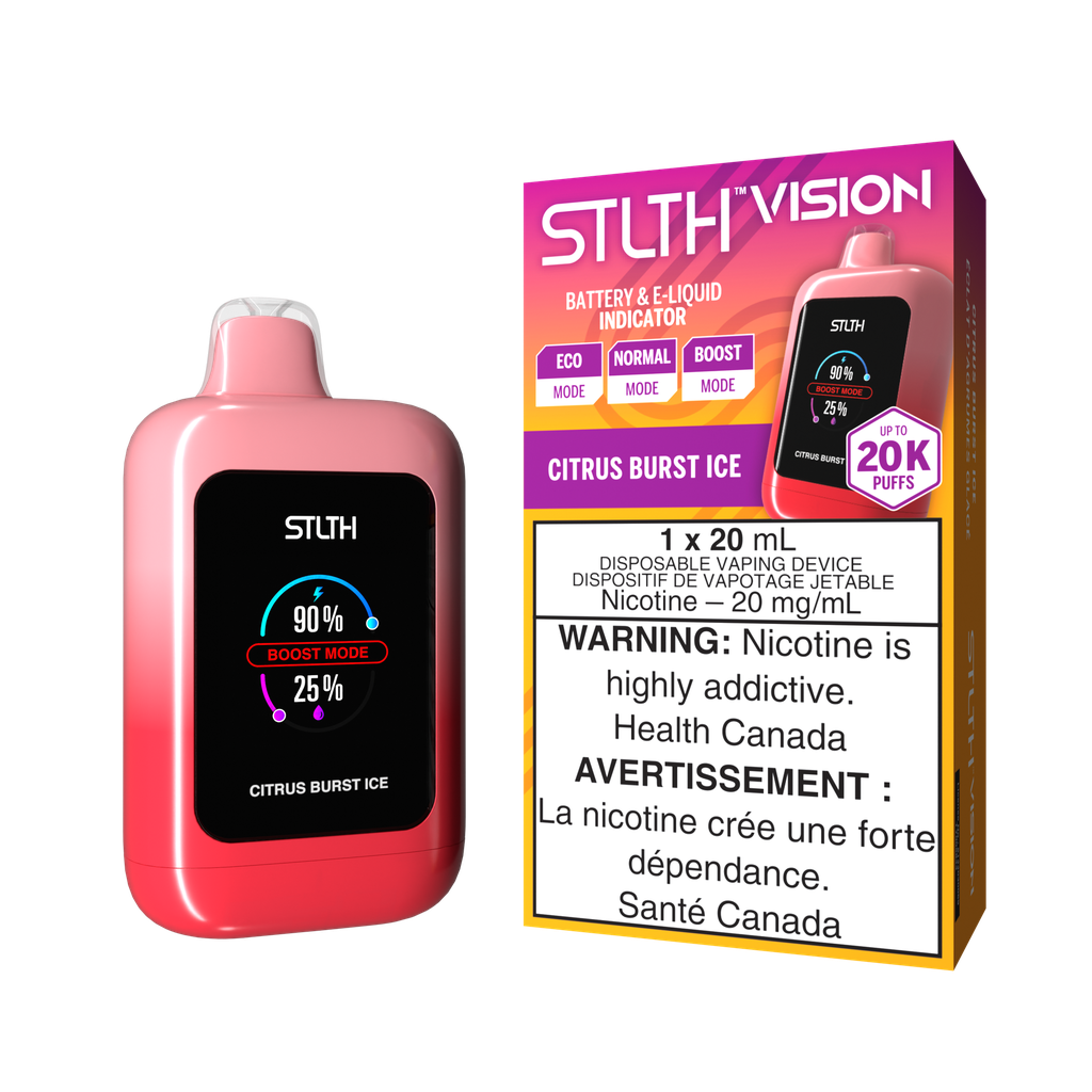 STLTH Vision Disposable Vape | 20MG Nicotine, 20ML | Convenient and Flavourful Vaping Experience