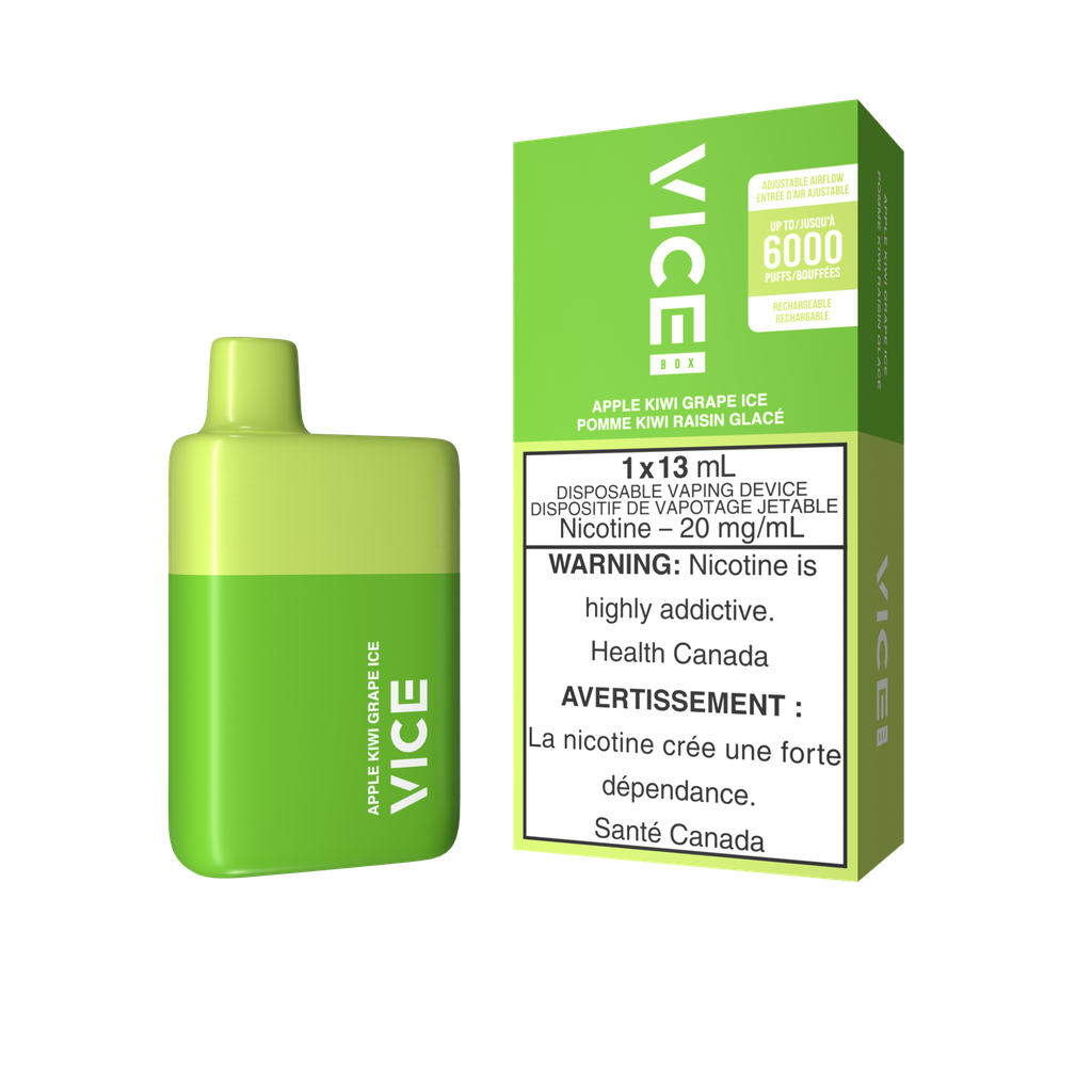Vice Box 6K Disposable Vape | 20mg Nicotine, 6,000 Puffs of Flavourful Vaping