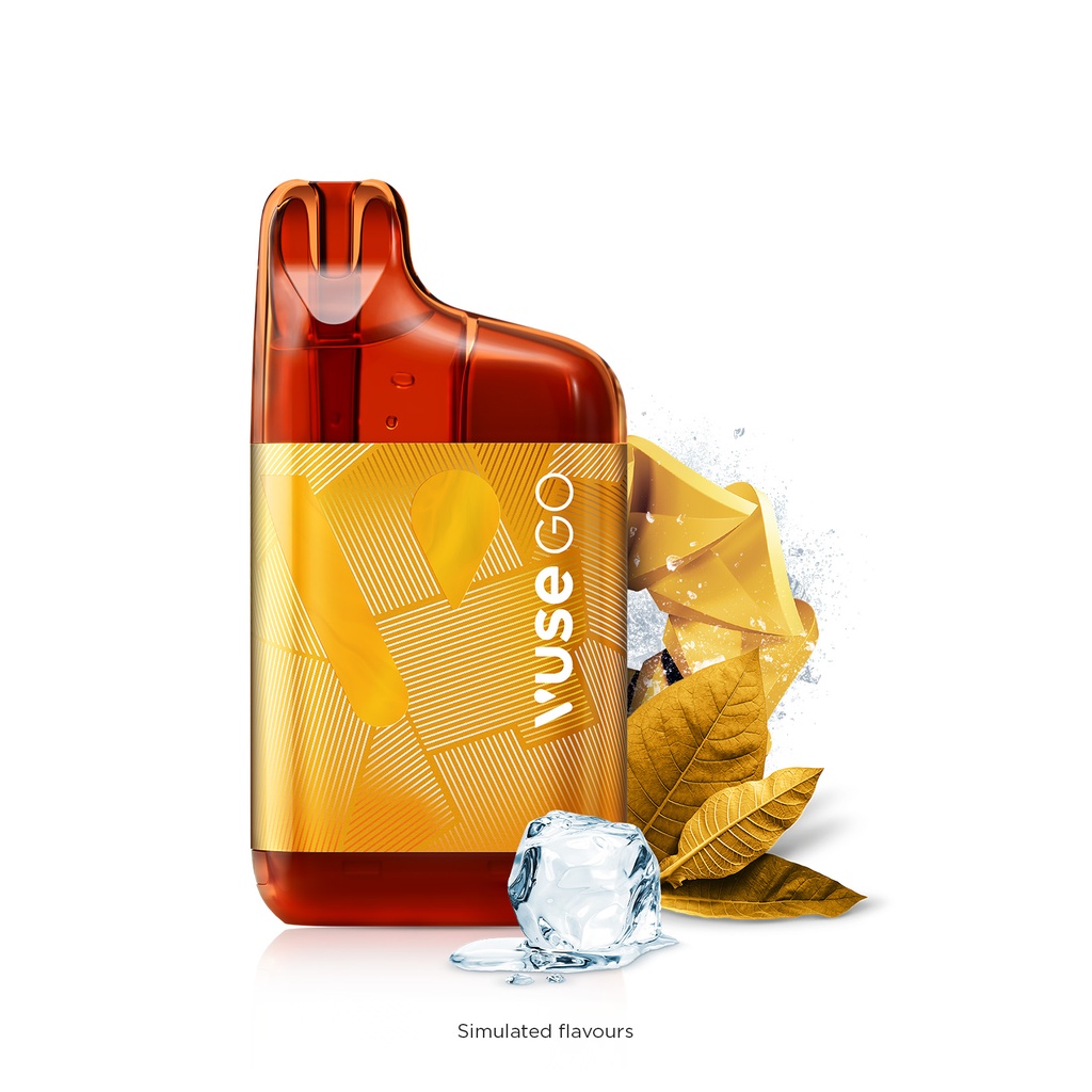 Vuse GO 5K 2.0 Disposable Vape, Golden Tobacco Ice 20mg