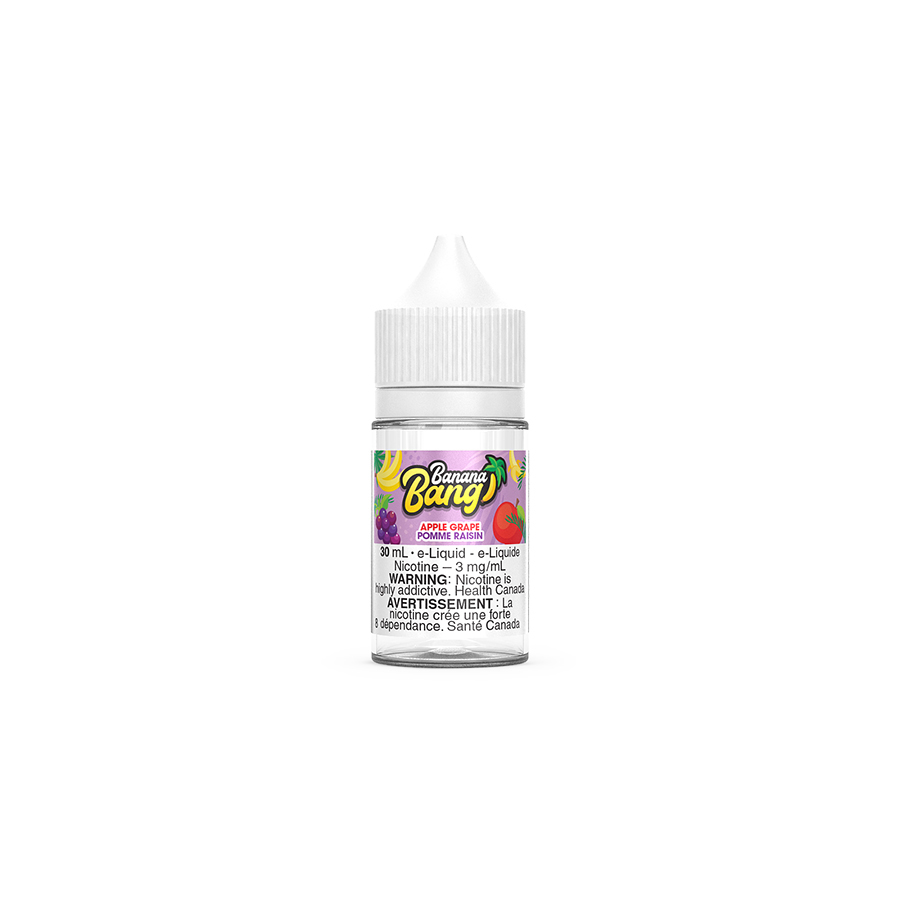 Banana Bang Salt Nicotine E-Liquid – 12mg, 30mL | Sweet Banana Flavour for a Smooth Vape Experience