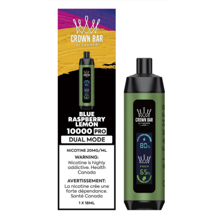 Crown Bar Al Fakher 10K Pro Disposable Vape | 20MG, Up to 10,000 Puffs