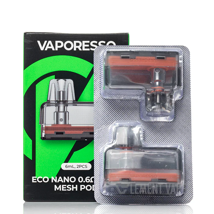 VAPORESSO ECO NANO REPLACEMENT POD (2 PACK)[CRC]