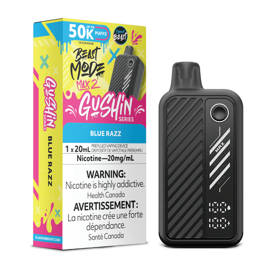 Flavour Beast Beast Mode Max 2, Gushing Series Disposable Vape | 50K Puffs of Intense Flavour Experience