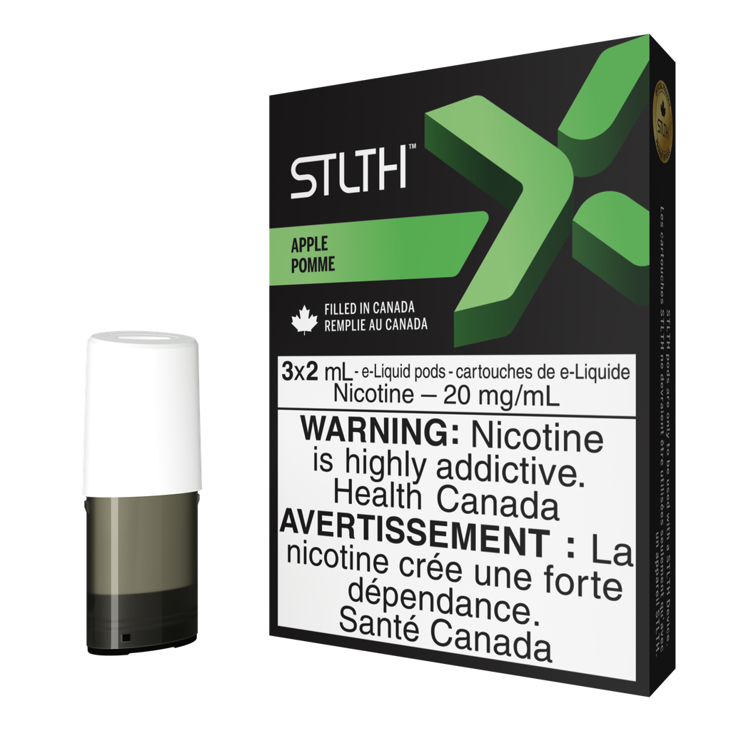 STLTH X Pods | 3-Pack, 20mg/ml Nicotine | Convenient Refills for Your Vaping Device
