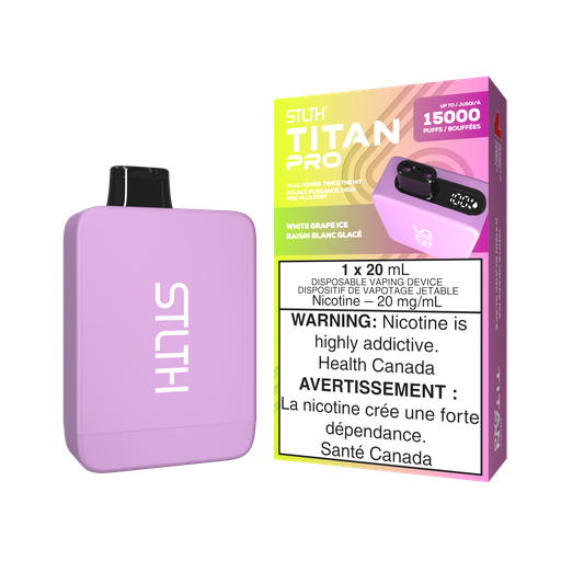 STLTH Titan Pro Disposable Vape | 15K Puffs, 20mg/mL Nicotine