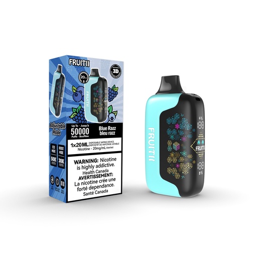 Fruitii 50K, Disposable Vape, 20mg, 20ml 