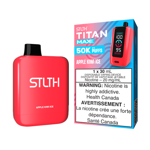STLTH Titan Max Disposable Vape | 50K Puffs, 20mg, 30ml | Long-Lasting Flavour Experience