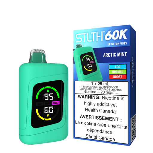 STLTH 60K Disposable Vape | 20mg/ml Nicotine, 60,000 Puffs of Flavourful Vaping