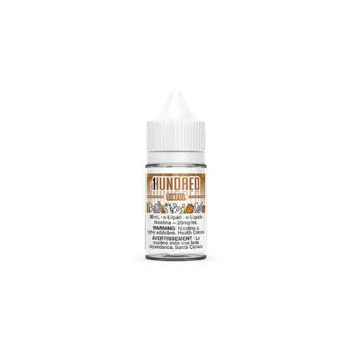 [75010-ON] SINFUL BY HUNDRED SALT, 30ml, Eliquids