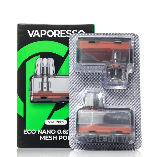 VAPORESSO ECO NANO REPLACEMENT POD (2 PACK)[CRC]