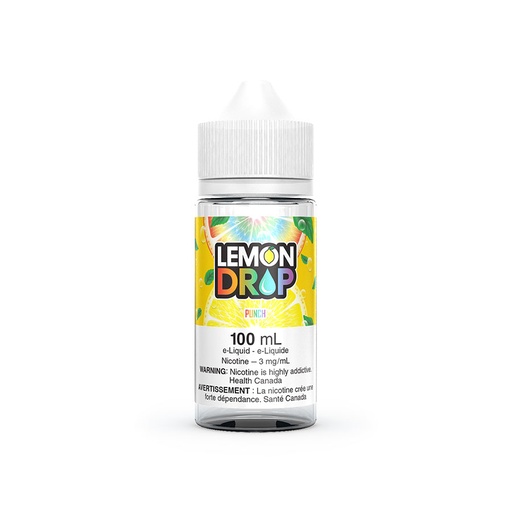 Lemon Drop E-Liquid | 6mg Nicotine, 100ml | Zesty Lemon Flavour for a Bright Vape Experience