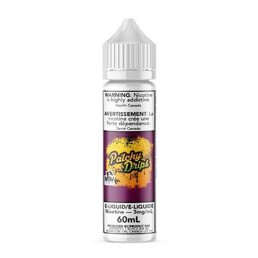 Patchy Drips Vape Juice, 60ml, 3 mg