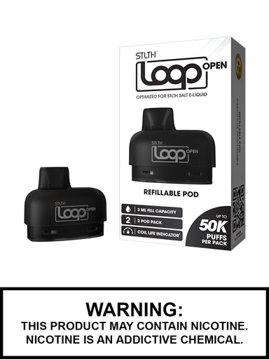 STLTH Loop Open Refillable Pod – Customize Your Vaping Experience