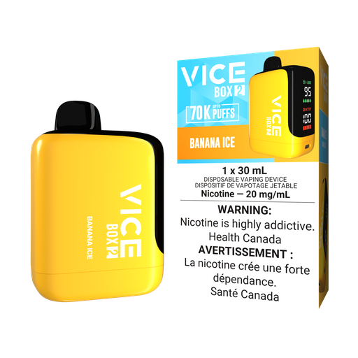 VICE BOX 2 DISPOSABLE, 70K Puffs, 20MG / 30ML 