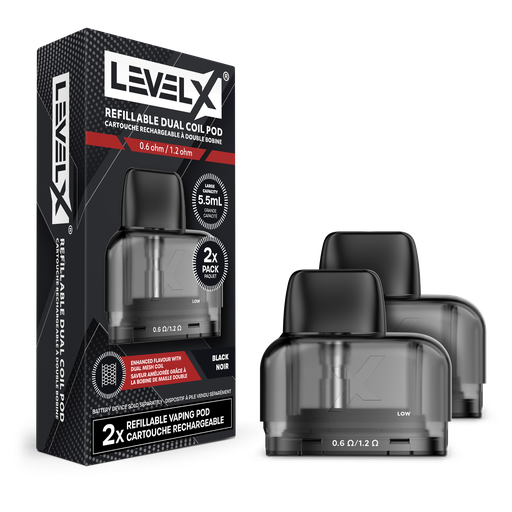Level x refillable dual pod